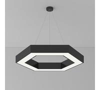 CHUNGYANG Lampada A Sospensione Esagonale, Lampadario Combinato A LED con personalità Creativa, Lampadari Decorativi per Palestra per Ufficio, Apparecchio di Illuminazione A Soffitto in Stile 6000K