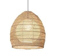 CHUNGYANG Lampada A Sospensione Rustica in bambù E Rattan, Lampada A Sospensione in Stile Giapponese per Ristorante, Lampadario Creativo in Stile Cinese, Luci da Soffitto Boho Intrecciate A Mano