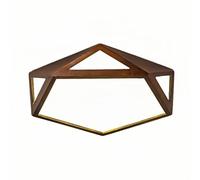 CHUNGYANG Lampada da Soffitto Cinese A LED, Lampada da Soffitto per Balcone Color Noce, Illuminazione da Soffitto Piatta per Camera da Letto Principale, Lampade da Soggiorno Moderne con Telecomando