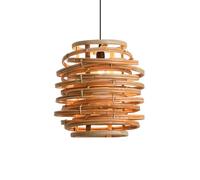 CHUNGYANG Lampada Decorativa Da Interni In Stile Vintage, Lampada A Sospensione In Bambù In Stile Giapponese Wabi-Sabi Per Ristoranti E Bar, Lampada A Sospensione Artistica In Bambù Intrecciato A Mano