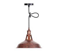 CHUNGYANG Lampade A Sospensione in Metallo,Basi E26 Lampadario A Sospensione in Stile Industriale Vintage,per Copertura Plafoniera A Goccia per Isola Cucina,Luci Decorative Regolabili in Altezza
