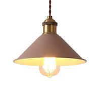 CHUNGYANG Lampade A Sospensione in Metallo,Lampadario Piccolo Colorato Macaron Industriale Vintage,Lampada A Sospensione Semplice da Soffitto E27 Ad Altezza Regolabile,Lanterna Decorativa Artigianale