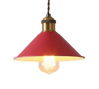 CHUNGYANG Lampade A Sospensione in Metallo,Lampadario Piccolo Colorato Macaron Industriale Vintage,Lampada A Sospensione Semplice da Soffitto E27 Ad Altezza Regolabile,Lanterna Decorativa Artigianale