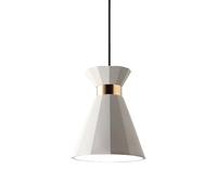 CHUNGYANG Lampade A Sospensione, Lampade A Sospensione E26 con 1 Testa, Paralume per Lampadario Color Macaron, Materiale in Cemento Moda Apparecchio di Illuminazione A Soffitto dal Design Minimalista