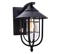 CHUNGYANG Lanterna da Parete per Esterni con Sensore, Lampada da Parete Minimalista Vintage per Patio, Lampade da Parete per Portico Esterno, Applique da Parete per Esterni Impermeabili per Garage