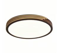 CHUNGYANG Plafoniera A LED A Filo, Lampada da Soffitto per Soggiorno Color Noce, Illuminazione da Soffitto Piatta per Studio E Camera da Letto dal Design Ultrasottile, Lampade da Soffitto Creative