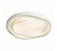 CHUNGYANG Plafoniera A LED Bianca E Semplice, Plafoniere Rotonde Moderne E Piatte, Lampada da Soffitto per La Decorazione del Soggiorno, Apparecchio di Illuminazione per Interni Super Luminoso