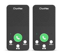 ChunHee Citofoni Wireless System per la casa, Full Duplex Room to Room Communication Wireless Citofono per casa, giardino, garage, al piano superiore, affari, uffici (confezione da 2)