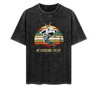 CHUNJI Gown Never Ending Story Mens Unisex T-Shirt Graphic Print Top Black Tee XL