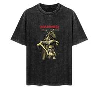 CHUNJI Hammer Horror House of Horror Mens Unisex T-Shirt Graphic Print Top Black Tee S
