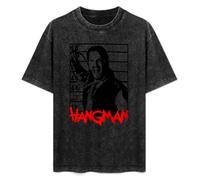 CHUNJI Hangman Adam Page Mens Unisex T-Shirt Graphic Print Top Black Tee XXL