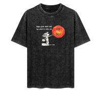 CHUNJI Happy The International DOT Day Make Your Mark Mens Unisex T-Shirt Graphic Print Top Black Tee XXL