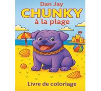 Chunky à la plage: le petit bully violet Coloriage pour les enfants de 5 à 8 ans