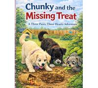 Chunky and the Missing Treat: A Three Paws, Three Hearts Adventure for Kids Ages 3-8 | A Funny Dog Story About Curiosity, Problem-Solving & Friendship