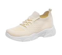Chunky - Sneaker da donna, colore nero, estive, leggere, per il tempo libero, beige., 38 EU