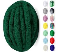 Chunky Wool Yarn Hand Knitting Roving Filato di ciniglia spesso di lana Chunky Woo Chunky Wool Yarn Soft Bulky Arm Knitting Thick Wool For Crochet Knitted Blanket Yarn Hobby Creativi DIY(Colour 29 ,2