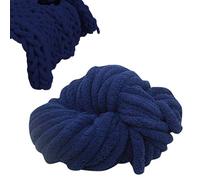 Chunky Wool Yarn Hand Knitting Roving | Filato di ciniglia spesso di lana Chunky Woo | Chunky Wool Yarn, Soft Bulky Arm Knitting Thick Wool For Crochet Knitted Blanket Yarn