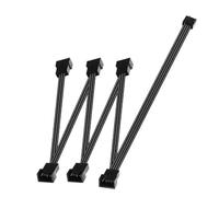 ChunLK 1x2x 3x 4x 5x 6x4pin Cavo divisore prolunga ventola PC CPU PWM Dispositivo di raffreddamento maschio a femmina Cavo di alimentazione ventola(1 to 6)