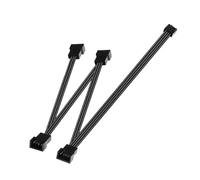 ChunLK 1x2x 3x 4x 5x 6x4pin Cavo divisore prolunga ventola PC CPU PWM Dispositivo di raffreddamento maschio a femmina Cavo di alimentazione ventola(1 to 4)
