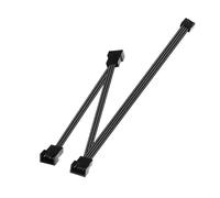 ChunLK 1x2x 3x 4x 5x 6x4pin Cavo divisore prolunga ventola PC CPU PWM Dispositivo di raffreddamento maschio a femmina Cavo di alimentazione ventola(1 to 3)