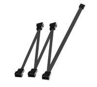 ChunLK 1x2x 3x 4x 5x 6x4pin Cavo divisore prolunga ventola PC CPU PWM Dispositivo di raffreddamento maschio a femmina Cavo di alimentazione ventola(1 to 5)