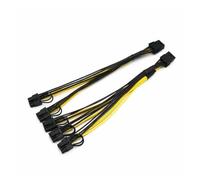 ChunLK 20 cm 16awg PCI Express GPU VGA 8 pin femmina a 2x3x 6 + 2 pin PCI-E forte alimentatore divisore di alimentazione cavo della scheda grafica(3x 6 2pin)
