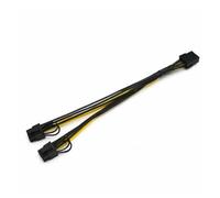 ChunLK 20 cm 16awg PCI Express GPU VGA 8 pin femmina a 2x3x 6 + 2 pin PCI-E forte alimentatore divisore di alimentazione cavo della scheda grafica(2x6 2pin)