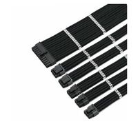 ChunLK 4mm con maniche 1x24Pin, 2x4+4(8Pin) CPU, 3xPCIE 6+2P GPU Kit cavi di prolunga PSU di base for computer Cavo di alimentazione(30cm,11)