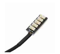 ChunLK 4pin Fan Hub Cable Motherboard 5x 4x 3P/4PPWM Fan Hubs Computer Cooler Power Extension Cable Adapter(5port hub)