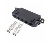 ChunLK 5 set 5 fori presa di corrente grande for auto connettore filo 1J0972755 spina regolatore riscaldamento automatico(Svart)