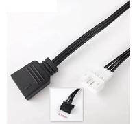ChunLK Adattatore di sincronizzazione luce ARGB da 5 V a 3 pin Cavo for striscia luminosa da tavolo luminoso PH2.0 Cavi ARGB da 4 pin a 3 pin-30 cm