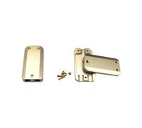 ChunLK Adattatore shell Android USB tipo C in metallo argento, spina metallica USB tipo C nera for cavo tastiera fai-da-te(USB 1-2 Socket G)