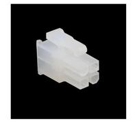 ChunLK Alloggiamento connettore maschio ATX/CPU da 50 pezzi 4.2mm 5557 4 pin nero trasparente for PC(Clear)