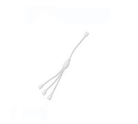 ChunLK Bianco 3pin/4Pin RGB SYNC da 1 a 1/2/3/4/5 Fan Stripe Cavo di prolunga Scheda madre Controllo della luce for M/B(12V 1 to 3)