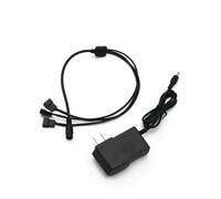 ChunLK Cavi adattatori da 5,5 * 2,1 mm for alimentatori CC 12 V for ventole for case PC for computer PWM 3x3/4 pin(DC fan cable set)