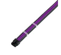 ChunLK Cavo di alimentazione prolunga GPU/PCIE da 20/30 cm a ponte da 8 pin a 6 + 2 pin 11 colori tra cui scegliere UL 1007 18awg con pettini(30cm,Carbon Purple)