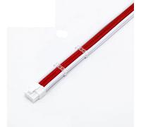ChunLK Cavo di alimentazione prolunga GPU/PCIE da 20/30 cm a ponte da 8 pin a 6 + 2 pin 11 colori tra cui scegliere UL 1007 18awg con pettini(20cm,White uv red)