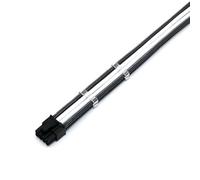 ChunLK Cavo di alimentazione prolunga GPU/PCIE da 20/30 cm a ponte da 8 pin a 6 + 2 pin 11 colori tra cui scegliere UL 1007 18awg con pettini(30cm,Carbon White)