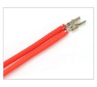 ChunLK Cavo di estensione alimentazione PSU PC fai da te 40 colori fai da te for cavi ATX/EPS/CPU/GPU/PCIE con maniche 1007 18AWG 4.2mm aggraffato(29cm,Pink)