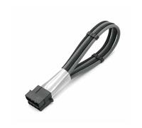 ChunLK Cavo di prolunga di alimentazione Molex da 4 pin maschio a femmina con manicotto in PET da 4 mm con pettine for cavi da 2 pezzi(Black - Dark Gray)