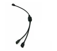 ChunLK Cavo di prolunga RGB ARGB da 3 pin da 1 a 1/2/3/4 Fan Stripe Hub di controllo della luce della scheda madre for M/B(3Pin 1 to 2)