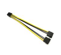 ChunLK Computer Motherboard CPU 8Pin Dual IDE 4Pin Power Adapter Cable-20cm