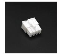 ChunLK Connettore cavo PCI Express alloggiamento maschio o femmina 8 pin GPU/PCI-E nero bianco da 4,2 mm 50 pezzi(White male)