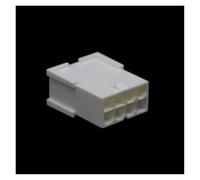 ChunLK Connettore cavo PCI Express alloggiamento maschio o femmina 8 pin GPU/PCI-E nero bianco da 4,2 mm 50 pezzi(White female)