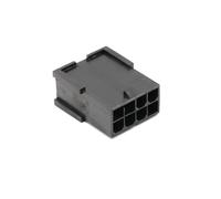 ChunLK Connettore cavo PCI Express alloggiamento maschio o femmina 8 pin GPU/PCI-E nero bianco da 4,2 mm 50 pezzi(Black female)