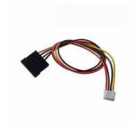 ChunLK ITX XH2.54 4pin ATX Sata Adapter Cable SATA Female Power Cables-20CM(8inch)(Type 1)