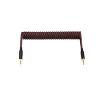 ChunLK Keyboard Data Cable Mix Color Coiled, TRRS Handmake Split Cables, Mechanical Keyboard Data Cable Transfer(35)