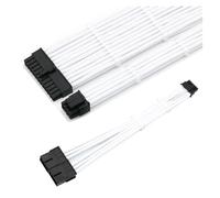 ChunLK Kit cavi di prolunga 1x24 pin, 1x4+4 pin, 1x12vhpwr a 2x8 pin PCIE5.0 RTX3090Ti/ 4090 4080 4070 Set di cavi - 30 cm(1)
