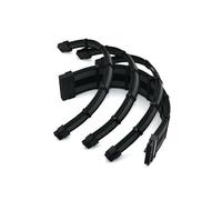 ChunLK Kit cavo prolunga PSU piegato 1x24 pin, 1xCPU/AT 8 pin (4+4P), 2xGPU 8 (6+2) pin PCIE curva interna 180 gradi 20 cm 30 cm(20cm,Grå)