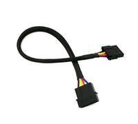 ChunLK Lunghezza 4 pin Molex 5,08 mm cavo di prolunga IDE 4 pin LP4 maschio a femmina cavo di prolunga di alimentazione adattatore(30cm)